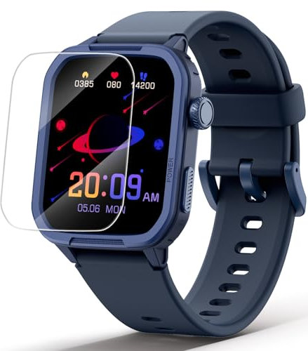 JOYELE Reloj Inteligente Niños, Smartwatch con 19 Deportes, Pulsera Actividad Niños Niñas con Podómetro, Frecuencia Cardíaca, Monitor de Sueño, Despertador - Reloj Niños Regalo (Azul)