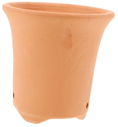 Parliky Macetero Terracota Hueco para Suculentas y Orquídeas Maceta De Barro Transpirable Decorativa para Interiores y Balcones Diseño para Plantas Pequeñas