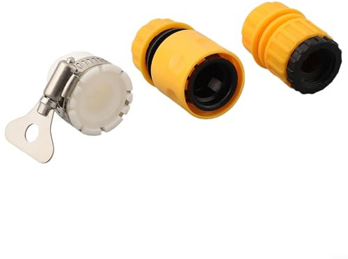 Arandela turbo de grado profesional para manguera de jardín, alta presión de agua, boquilla galvanizada (B)
