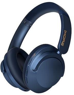 1MORE SonoFlow Pro HQ51 Noise Cancelling Headphones - Over Ear Bluetooth Headphones with LDAC for Hi-Res Wireless Audio,100H Playtime, Bluetooth 5.4, QuietMax ANC, Comfortable Fit, Clear Calls (Navy)