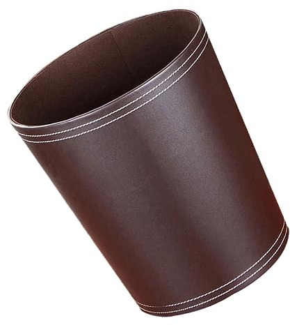 MAGICLULU Corbeille À Papier Ronde En Cuir Poubelle De Cuisine Capacité Poubelle À Cendres
