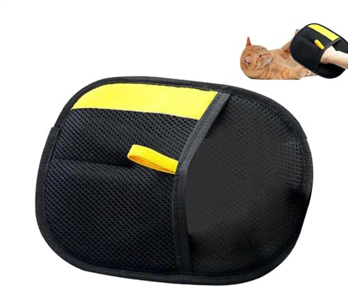 Pet Grooming Gloves for Dogs and Cats Hair and Static Removal, Reusable