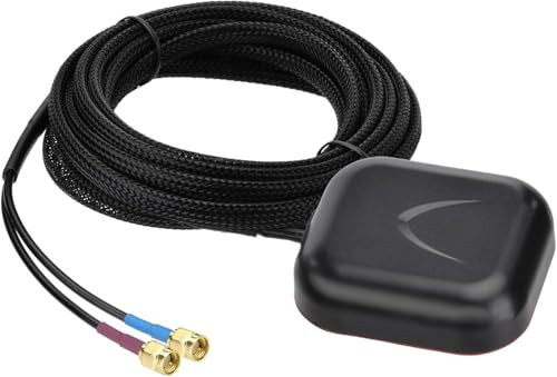 Superbat Antenne GPS BeiDou 4G LTE Voiture Magnétique 2-en-1 avec Câble 3m