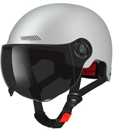 Casque Adulte avec Lunettes pour Hommes et Femmes, Casque de Ajustable pour VTT & Route Vélo Scooter Skate, Unisexe Réglable