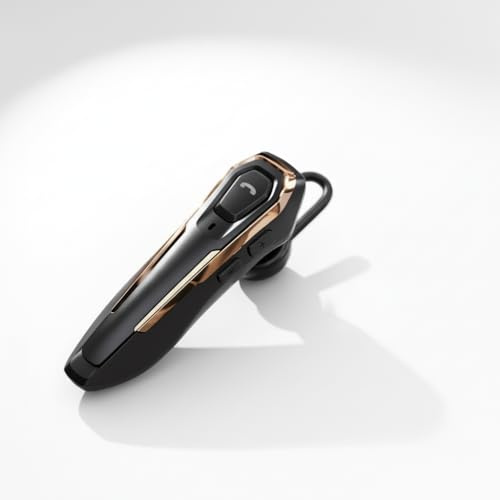 BEVCEFCC Oreillette Bluetooth 5.4, Écouteurs Intra-Auriculaires sans Fil avec Microphone, Ultra-Légère 12g, Main Libre Bluetooth Oreillette Micro intégré, Autonomie 36H Appels, pour Conduite