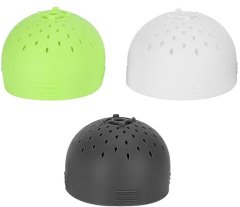 Qury 3 coladores de embudo de cocina de silicona, tamaño compacto de 7,5 cm, ideal para bebidas enlatadas y colar té, juego de tres colores