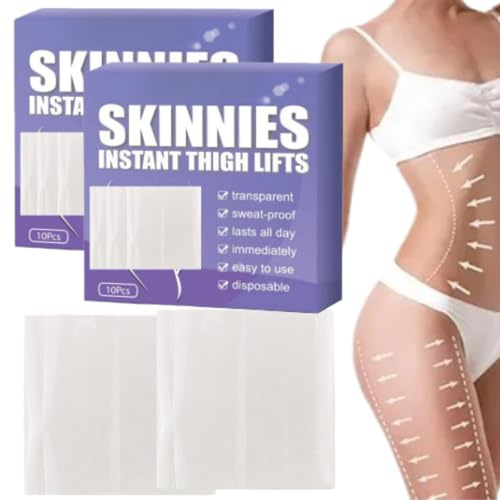Instant Thigh Lifting Tape,Adesivi per Lifting delle Gambe,Lifting Tape Oberschenkel,Nastro Sollevamento della Coscia,Patch Serraggio Anti Cellulite,Cerotto Rassodante per Gambe (20pc)