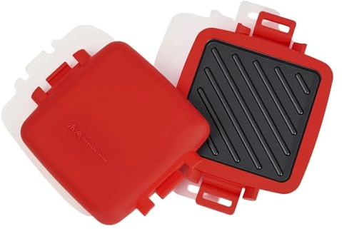 CSDASW Verdickter Mikrowellenherd, Toaster, Sandwichmaschine, Grill, Panini-Maschine, gegrillte Hähnchenflügel, Steak, Wurstsandwich für Wohnmobil