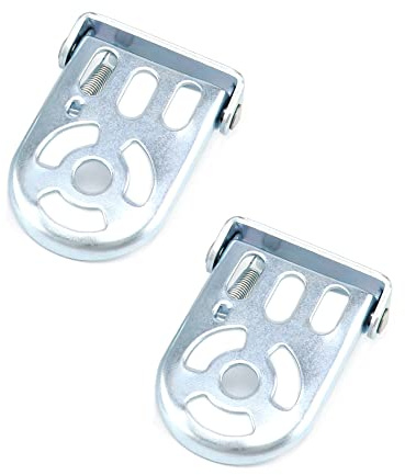 QWORK® 1 Paio Poggiapiedi Posteriori Bicicletta, Poggiapiedi Bici Universale per Sedile Posteriore Bici