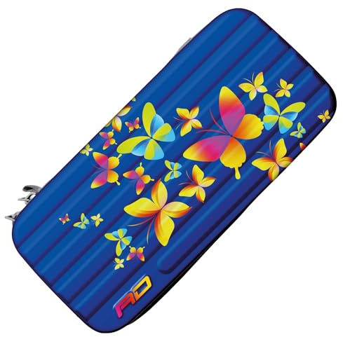RED Dragon Monza Dartkoffer | Premium Hard Dart Case | Für 1 Set montierte Darts und Zubehör, Mehrfarbig, 195mm x 90mm x 50mm, Monza