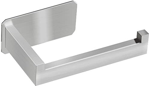 Drenky Toilettenpapierhalter Edelstahl,Klopapierhalter Ohne Bohren Klorollenhalter Ohne Bohren Edelstahl 304 Toilettenpapierhalter Kleben Siber Glatt und Gratfrei für Badezimmer und Küche