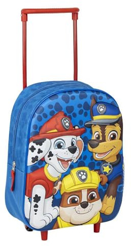 CERDÁ LIFE'S LITTLE MOMENTS Mochila Infantil de La Patrulla Canina - Color Azul - 25 x 31 x 10 cm - Fabricada con poliéster y EVA - Cierre de Cremallera - Producto Original Diseñado en España