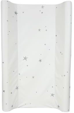 BabyDam Luxury SuperMax - Cambiador de cuña para bebé, fácil de limpiar, 70 x 45 cm, color gris y blanco
