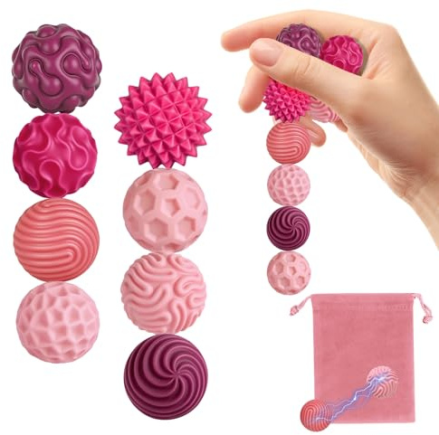 Zingbee 8 stück magnetische Fidget Toys,Silikon Magnetkugeln Anti-Stress