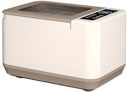 Ultrasonic Fruit and Vegetable Cleaner, 10-Litre Capacity, Portable Food Cleaner with LED LCD Display and Transparent Drain Basket, Efficient Kitchen Tool for Meat and Seafood