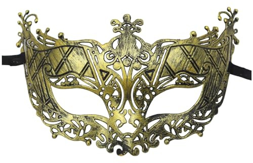 Vhersily Masque pour homme, masque vénitien masques antique accessoire pour fêtes de soirée carnaval sexy yeux accessoires décoration moderne à la mode cadeau de la Saint-Valentin anniversaire