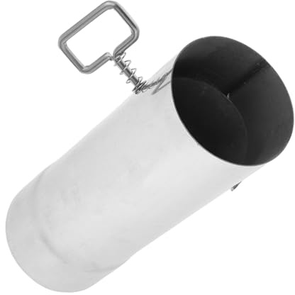 ibasenice Tuyau de Poêle Réglable en Acier Inoxydable 75X22 CM Valve d'Aération Résistante la Chaleur pour Usage Extérieur et Réchaud de Camping