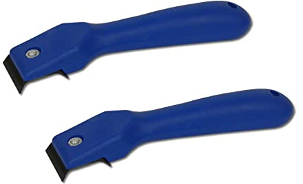 2er Set DEWEPRO® Farbkratzer - 2 Stück Lackschaber - Klingenbreite 40mm - Farbschaber - Fensterschaber - Schaber
