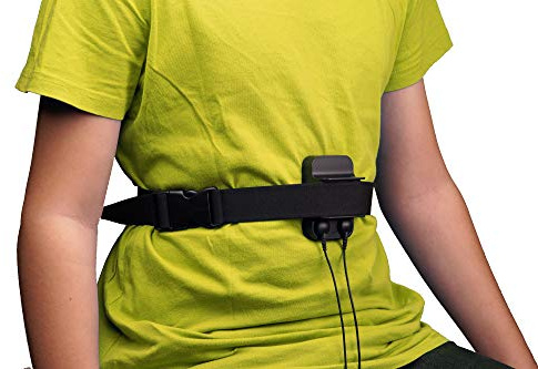 Mindfield eSense Respiration - Atemsensor mit Biofeedback-Training - Aufmerksames Trainingssystem für Stressabbau & Entspannung - Tragbares Gerät mit App - Feedback über Smartphone & Tablet
