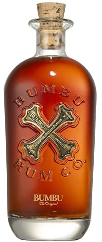 BUMBU The Original Rum, Craft Flavour Spirit, Bourbon-Fass gereift, Gute für Cocktails, karibischer Drink in der 0,7 Liter Flasche, 40% Vol