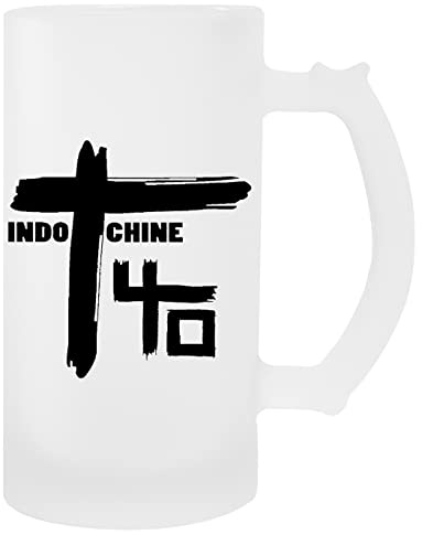 GUNMANT Best of Indochine Transparent Bière Agresser Avec Poignée Beer Mug With Handle