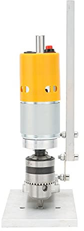 Trapano da Banco AC110‑240V, Trapano da Banco da Banco Mini Trapano da Banco in Lega di Alluminio con Motore con Anima in Rame per Uso Domestico Fai-da-te (Spina UE B12 (1,5-10