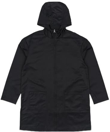Losan PDA Spolverino donna antivento con cappuccio (IT, Testo, M, Regular, Regular, Nero)