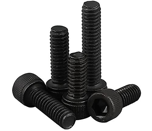 Hält Dinge fest Black Sechseck-Sockelbolzen BSW. Sechseck-Buchse Bolzengrad 12.9 Kohlenstoffstahl Geeignet für viele Einsatzorte(3/4,1/4-20)