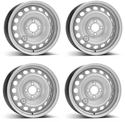 4x Alcar Stahlfelgen 4-8932 6.0Jx15 ET40 4x100 kompatibel mit Dacia Logan Sandero