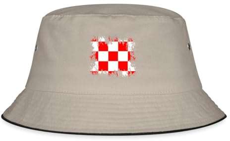 Spreadshirt Kroatien Kroatien Flagge Fischerhut