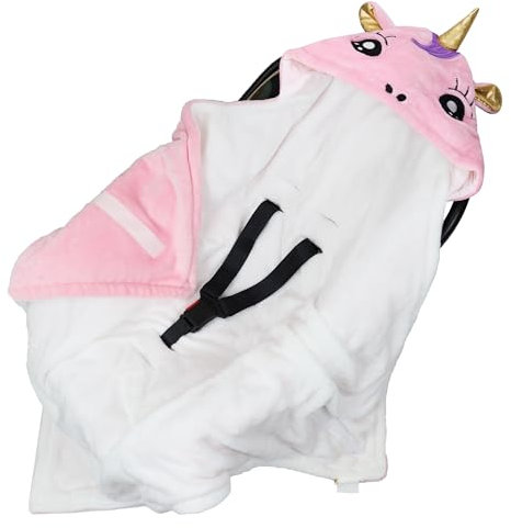 Hivia Coperta Invernale Neonato-Sacco Invernale Passeggino Universale, Coperta Neonato Indispensabili Swaddle, Regalo per Neonata Femmina