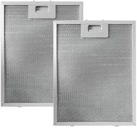 Range Hood Filter, Stove Vent Filter, 12x10.5-Inch 5-Layer Aluminum Mesh Replacement Screen, Kitchen Exhaust Accessory for Home Cooking Grease Capture, Silver