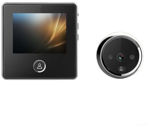 EasyByMall Videocitofono senza fili, 3,0 pollici video spioncino campanello videocamera video-eye registrazione automatica, obiettivo grandangolare 120 gradi