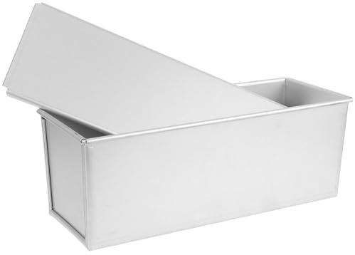 TOYANDONA Molde De Pan Tapa Molde Para Hornear Pan De Metal Para Cocina y Hogar Caja Para Tostadas De Metal Herramienta Para Hornear Uso Fácil y Portátil Para Preparar