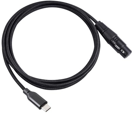 VIVIWI USB C to Microphones Cable USB C to Female Cord for Sound Transfer Suitable forPhones &Tablets 200cm/300cm