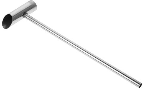 NUOBESTY Cucchiaio per Zucchero Filato in Acciaio Inox Riutilizzabile 30 Cm per Macchine Zucchero Filato Accessorio Cucina Resistente e Facile da Pulire