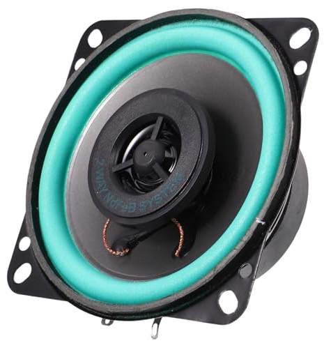 Outanaya Altoparlante a Gamma Completa 4 Ohm per Porte Auto Resistente all'Umidità Design Compatto per Impianto Stereo Auto e Uso Quotidiano