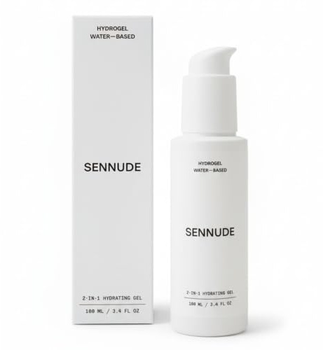 SENNUDE Lubricante Íntimo Base Agua – DISCRETO - Hidratante pH Neutro, Reduce Fricción, Textura No Pegajosa – Sin Olor ni Sabor – Gel Lubricante Duradero – 100 ml