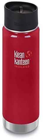 Klean Kanteen Erwachsene Wide Vakuumisoliert mit Cafe Cap 2.0 Trinkflasche