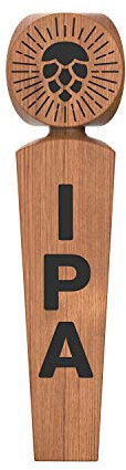 Beer Tap Handle – 10.94’’ Natural Wood IPA Tap Handle for Draft Bar System, Homebrewers, Kegerator or Bars