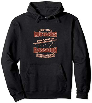 Fagott Orchester Musiker Fagottisten Geschenk Pullover Hoodie