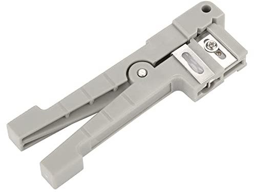 Fafeicy Fiber Optic Jacket Stripper, Koaxialkabel-Abisolierwerkzeug, 45-162, 45-163, zum Abisolieren von Simplex-Glasfasern und Glasfaserkabeln(45-162), Elektrikermesser/Abisolierzange