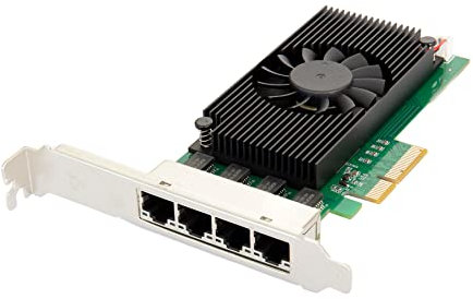 Quad 2.5 Gigabit Ethernet PCI-E Network Expansion Card RJ45 LAN Adapter Low Profile Bracket SY-PEX24086