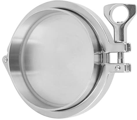 Robuste Sanitärrohrverschraubungen – 102 Mm 4 Zoll Endkappe, Schweißhülsen-Klemmdichtung – Korrosionsbeständigkeit Ideal für Bier, Apotheke, Milchprodukte, Lebensmittel