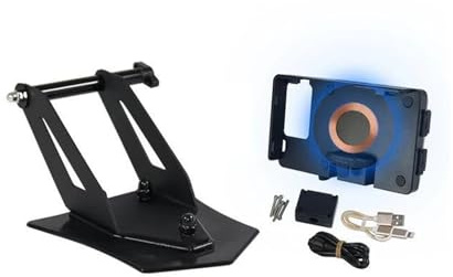 LTQSIV Motorrad-Telefonhalterung Motorrad Navigation Halterung Montieren Gerät Träger SMART Telefon Anzupassen Halter Für B&MW R 1250 RT R1250RT 2021 2022 2023-(Wireless charging)