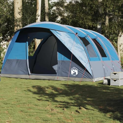 Somanki Tunnelzelt 5 Personen Blau Wasserdicht, Caming Zelt, Camping Tents, Camping-Zelt - 4009423