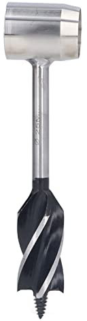 Bushcraft Auger, Hand Auger with Leather Case Steel Bushcraft Hand Auger, Bushcraft Survival Tool, Hand Auger Wrench, Bush Craft Gear Bushcraft Hatchet for Camping, Bushcrafting