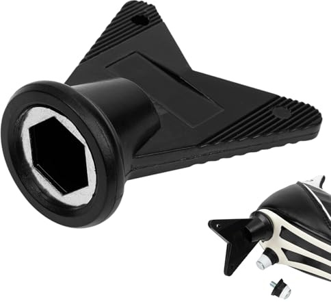 Lot de 2 clés hexagonales à crampons pour terrain de football, rugby, double interface, outil de remplacement pour crampons de football
