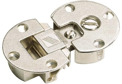 HKB Klappenscharnier Markant 11, 90°, ø 35 mm, 1 Stück | Zinkdruckguss vernickelt, Artikelnummer 9100006
