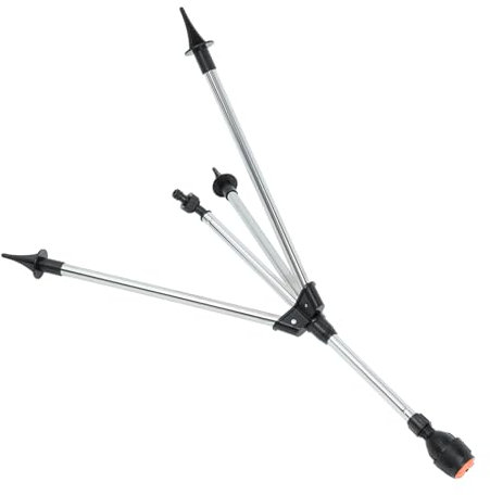 MOBUTOFU Arroseur De Pelouse Rotatif à Trépied Système Arrosage pour Jardin Et Cour Hauteur Réglable Couverture Large